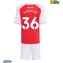 Arsenal Martin Zubimendi #36 Hjemmedraktsett Barn 2025-26 Kortermet (+ Korte bukser)